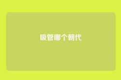 吸管哪个朝代