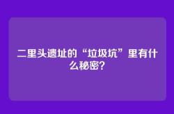 二里头遗址的“垃圾坑”里有什么秘密？